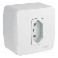 Caixa De Sobrepor Com 1 Tomada BR 2P+T 20A Schneider Eletric