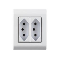 Caixa De Sobrepor Com 2 Tomadas 2P+T 20 A 250 V Tramontina 57304025