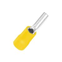 Terminal Pino Pré-Isolado 25mm Amarelo Lukma
