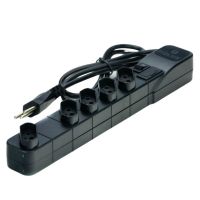 Filtro de Linha Slim 4 Tomadas + 1 Tomada Espaçada Fiolux