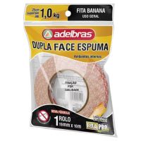Fita Dupla Face Espuma 19mmX10m Adelbras