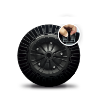 Roda Completa Flex Border 100kg 1” FB Pneu