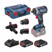 Furadeira e parafusadeira Bosch GSR 18V-60 FC, 2 baterias e maleta