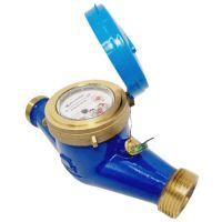 Hidrômetro Multijato 1.1/2 Pol. com Adaptador (Rosca 2 Pol.) DN40 Q3 16m³/h Hidrometer 