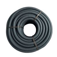 1 Metro de Tubo Pead para Drenagem Kanadren SW DN160 Cinza Kanaflex