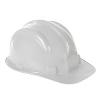 Capacete de Segurança Branco de Aba Frontal com Carneiro Pro Safety