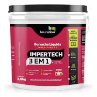 Impermeabilizante Impertech 3 em 1 Cinza 3,6Kg Hm Rubber