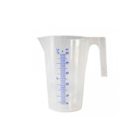 Jarra Em Polietileno Graduada 500Ml Branca Bremen