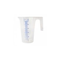 Jarra Em Polietileno Graduada 250Ml Branca Bremen