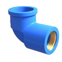 Joelho para Porcelanato 90° Soldável com Bucha Latão 25mm X 1/2 Pol. Durin