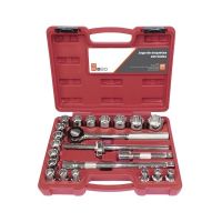 Jogo De Soquetes Estriados Robust D26-22 AM 1/2 Pol 22 Peças