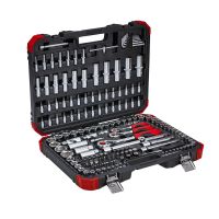 Jogo de soquetes 1/4, 3/8 e 1/2 Pol. sextavados 172 peças Gedore