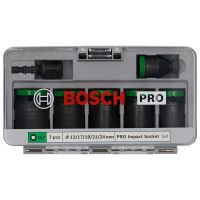 Jogo de Soquetes PRO Impact Curto Encaixe 1/2 Pol. 7 Peças Bosch