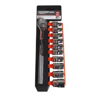 Jogo de Soquetes Sextavados 1/2" 11 Peças Robust