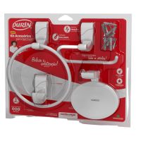 Kit para Banheiro Sofisticato 4 Peças Durin