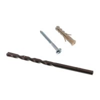 Kit Prático Universal com Bucha, Parafuso e Broca 5mm Bemfixa