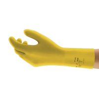 Luva Alphatec 37-320 Nitrílica Amarela Ansell 