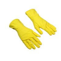 Luva de Borracha Latex M Amarelo- Kalipso