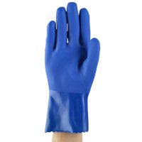 Luva PVC Azul 26cm EDGE 14-662 Tamanho 10 Ansell