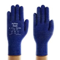 Luva Tricotada Aço Inox Fibra de Vidro Azul Tamanho 8 VersaTouch 72-400 CA 34027 Ansell 