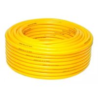 1 Metro de Mangueira Jardim 1/2 Pol. Siliconada Amarela Bariflex 