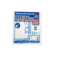 Máscara Pff2 Sem Válvula Maskface Branca Air Safety