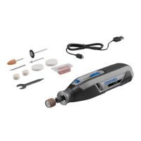 Dremel Micro Retífica Lite a Bateria com 10 Acessórios