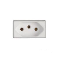 Módulo Tomada 2P+T 10 A 250 V Branco Tramontina