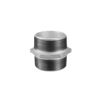 Niple Duplo Galvanizado 1/4" Mech