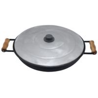 Panela Redonda Fogareiro 40cm com Tampa Malta