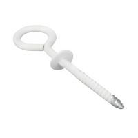 100 Peças de Pitão Para bucha Com Aba 10 Branco São Raphael