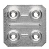 Placa De Junção Quadrada 40 x 40mm Aldeghi