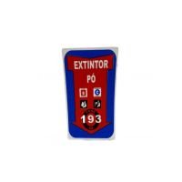 Placa de Sinalização 30X20cm Extintor Pó BC