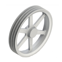 Polia de Alumínio 1 Canal B 100 mm Mademil