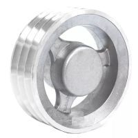 Polia Alumínio Com 3 Canais Perfil B 160mm Mademil