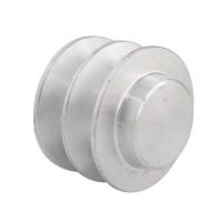 Polia De Alumínio 110mm 2 Canais Perfil B Mademil