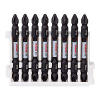 Ponta Dupla Bosch Impact Control Phillips PH2-PH2 65mm com 8 peças