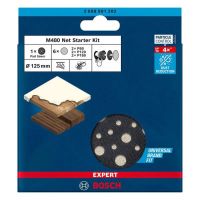 Kit Lixa + Prato Expert M480 125mm Grão 80/120/180 Bosch