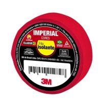 Fita Isolante Imperial Slim Vermelha 18mmx10m 3M