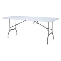 Mesa Dobrável Robust Branca 1,80m Nautika