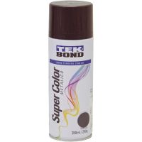 Tinta Spray Preto Metálico 350ml- TekBond
