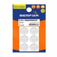 Protetor Adesivo E.V.A Redondo Em Feltro 20mm Bemfixa