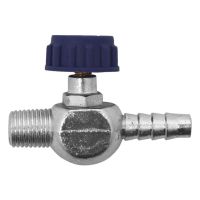 Registro Agulha Para Mangueira 1/4" Macho 1/4" Espigão 5/16" Schweers