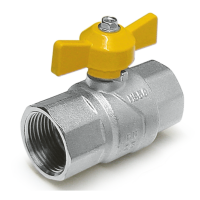 Registro de Esfera para Gás PN 40 Borboleta 1” NPT Reta F/F MGA