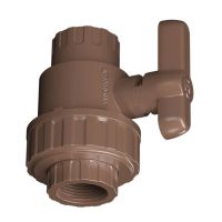 Registro Esfera 1 Pol. Roscável com União Krona