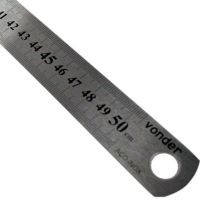 Régua/Escala de Aço 50cm- Vonder