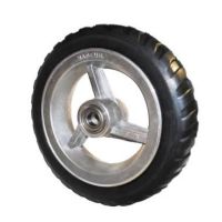 Roda De Alumínio Aro 6” Com Pneu Semi Maciço 2.00x6 Mademil