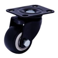 Rodizio Placa Giratória Sem Freio Preto 158 Colson