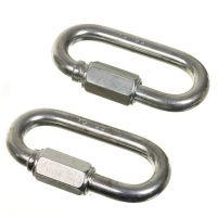 Mosquetão Trava Roscada 7mm, 2un- Carbografite