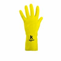 Luva de Borracha Látex Tamanho P Amarela Kalipso